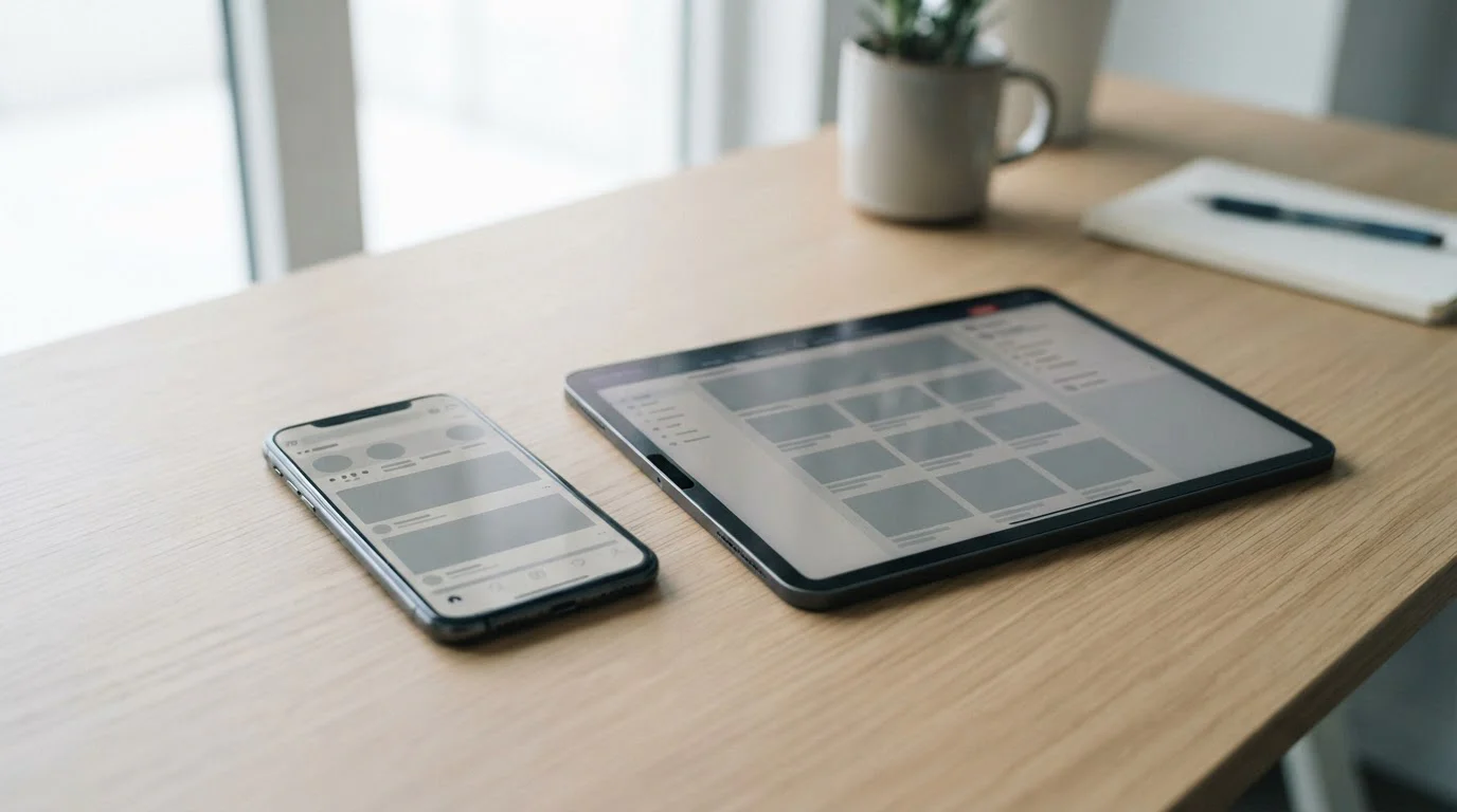 Smartphone und Tablet zeigen mobile Wettoptionen mit Payz-Integration