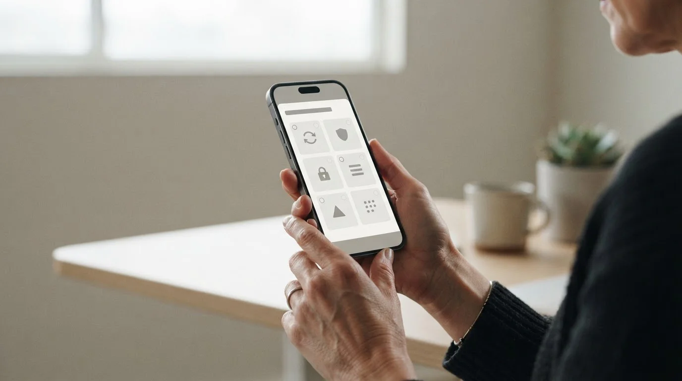 Smartphone zeigt verschiedene digitale Zahlungsoptionen für Online-Wetten